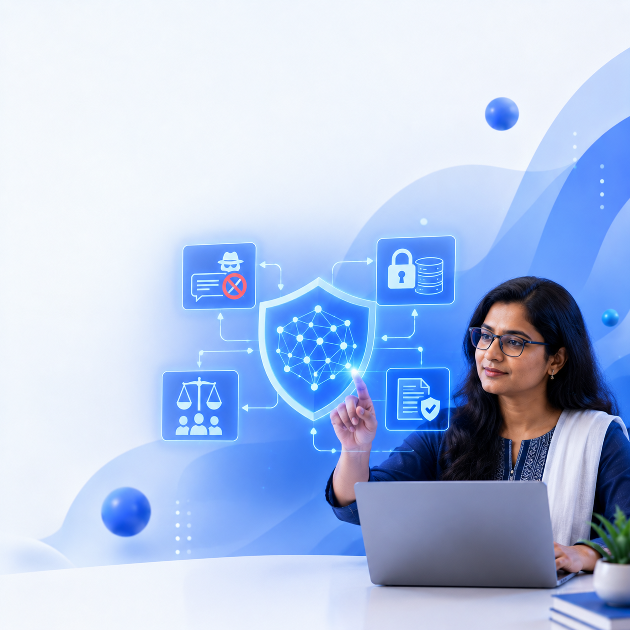 AI Sankalp Faculty Development Programme: faculty engineer working with an AI deployment pipeline