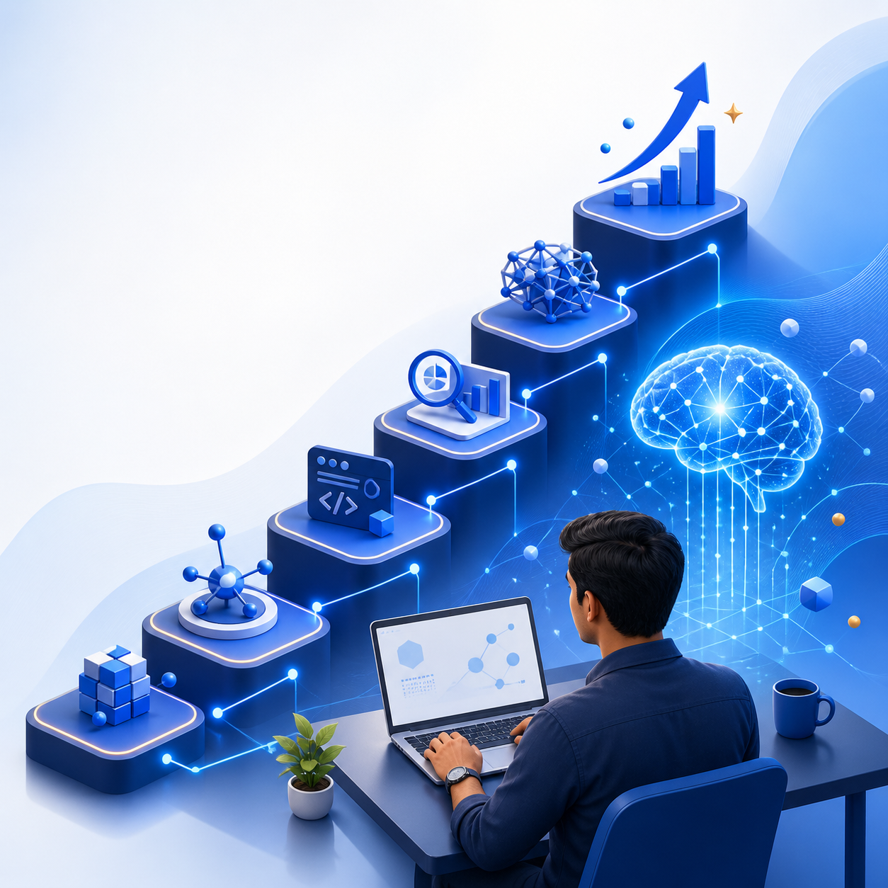 AI Sankalp Job Seeker: job seeker following a complete AI learning path