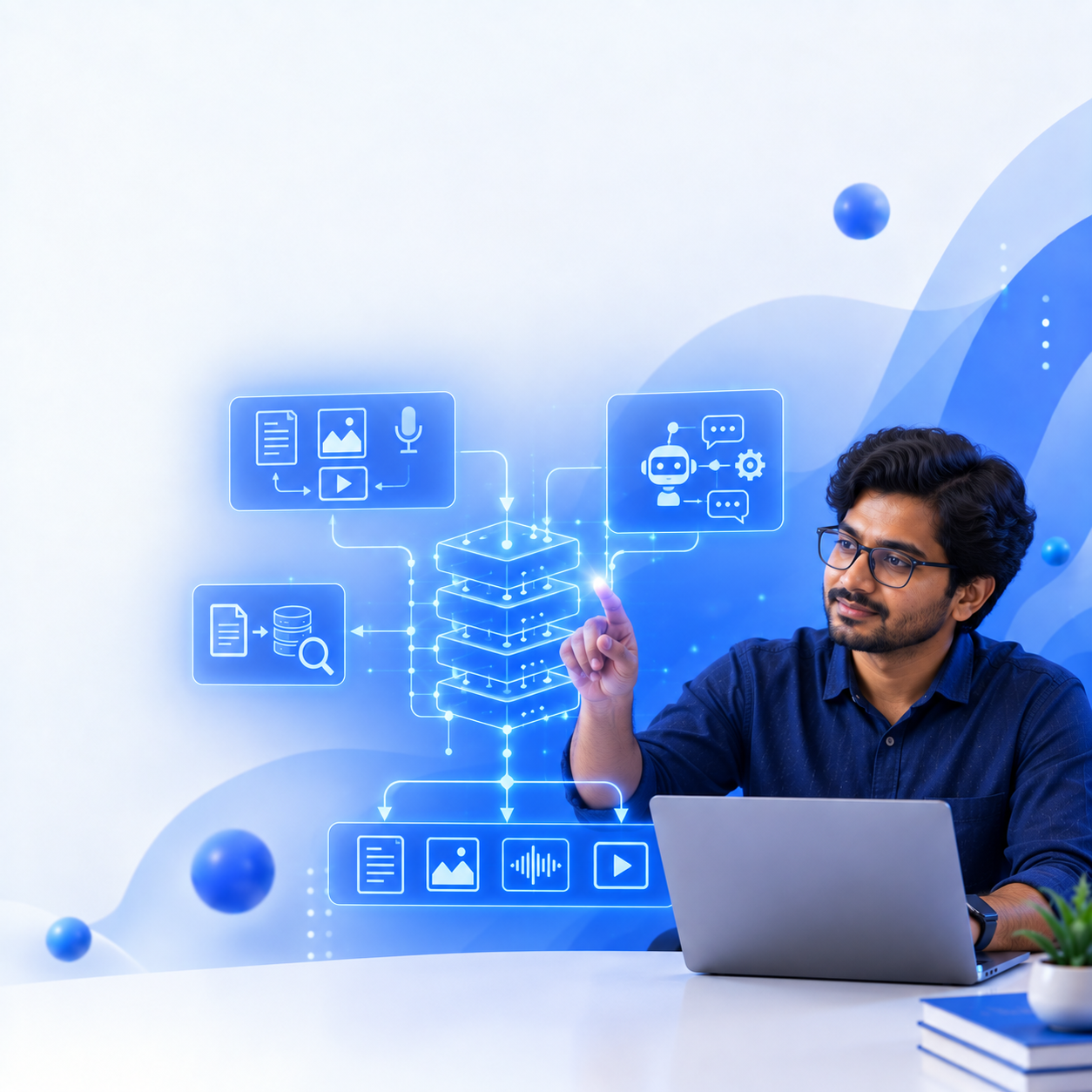 AI Sankalp Faculty Development Programme: experienced faculty mentor guiding AI researchers