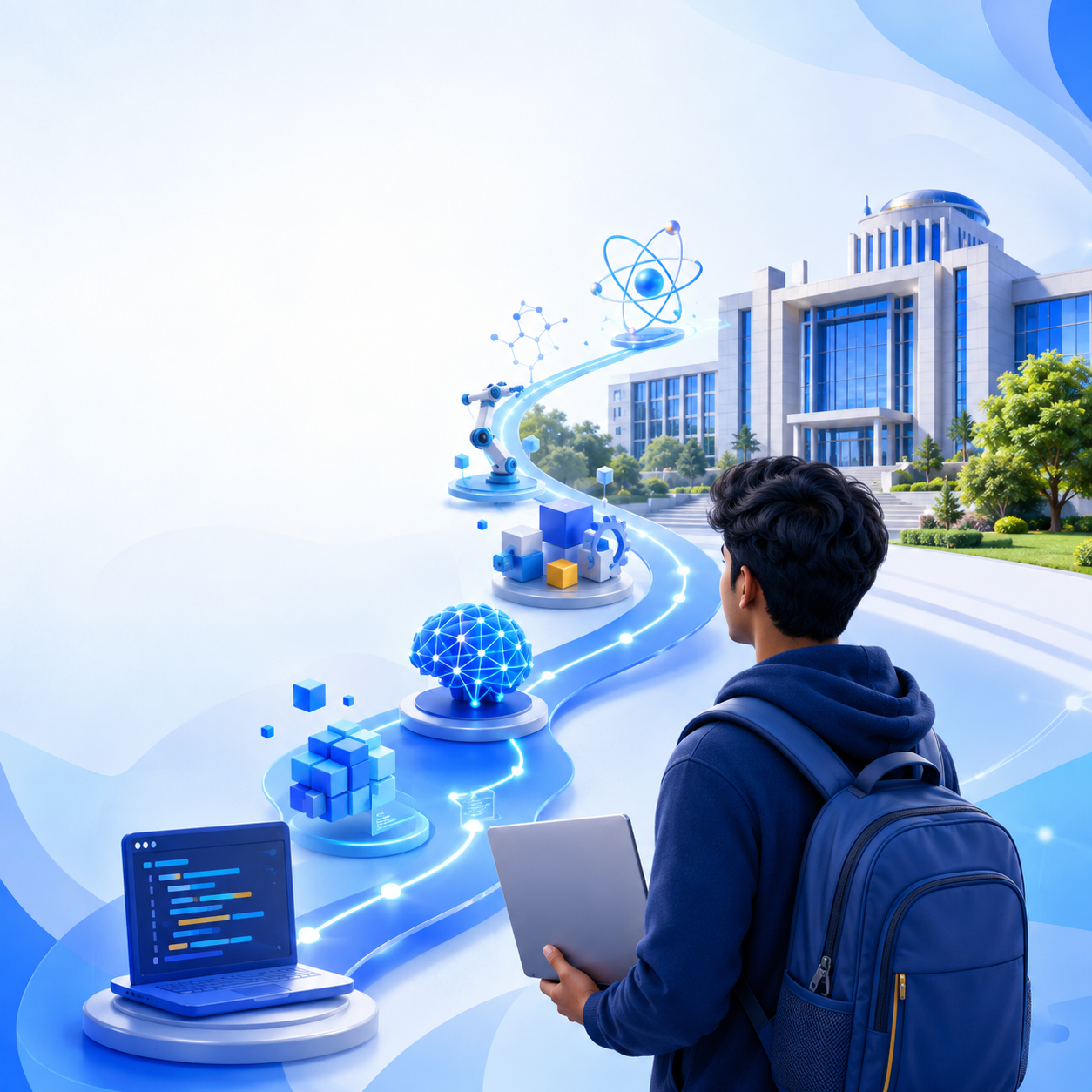 AI Sankalp Student: student progressing from AI basics toward research