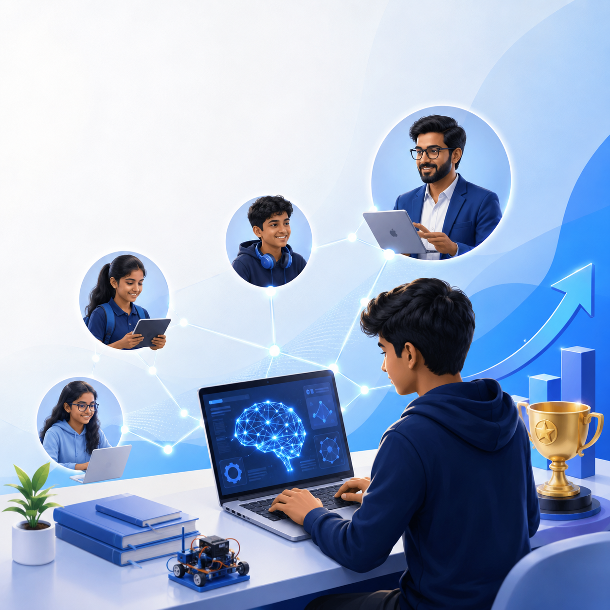 AI Sankalp High School: school student learning through projects and mentorship