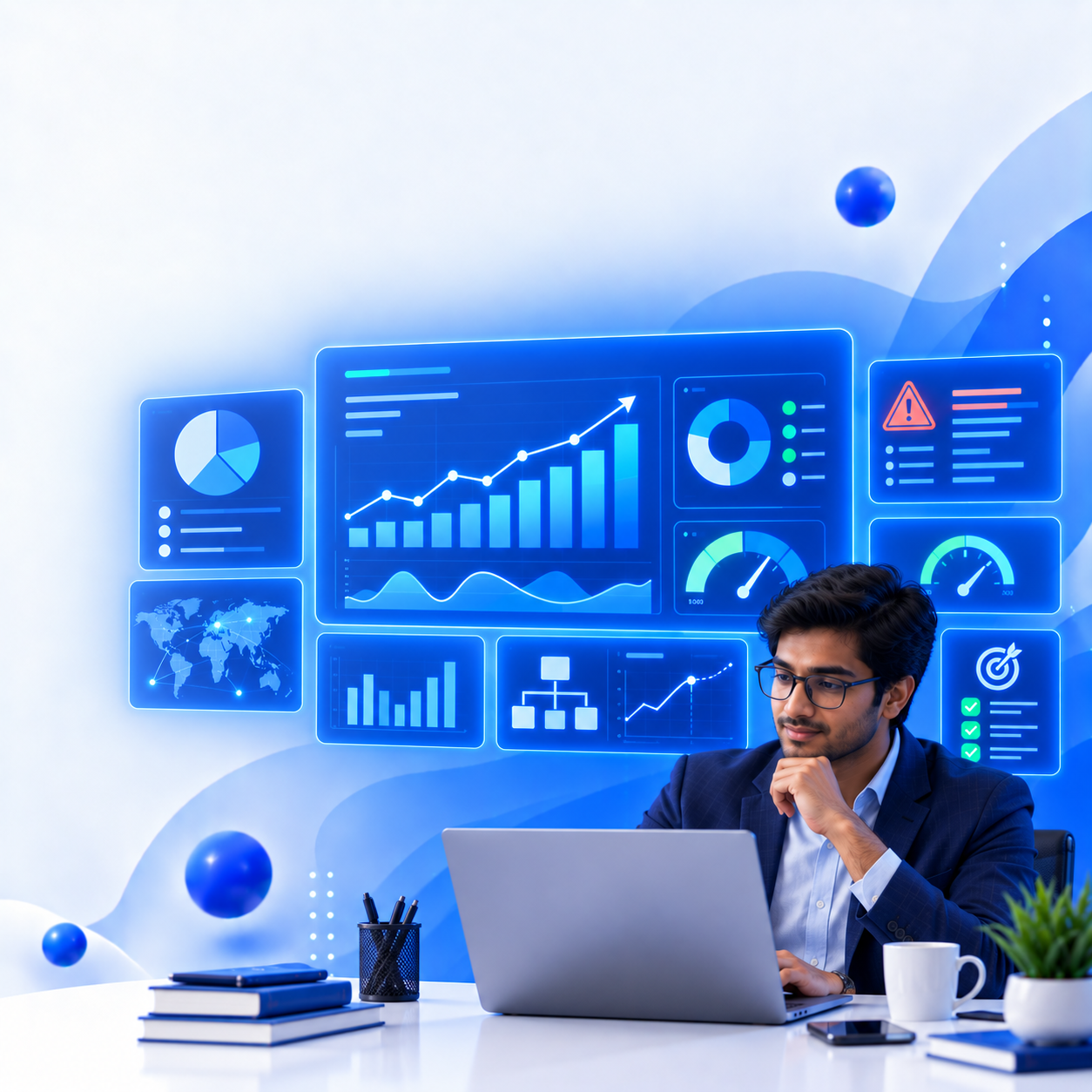 AI Sankalp Non-IT Student: non-IT professional analysing business data and risk