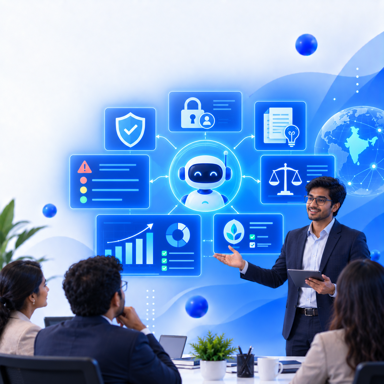 AI Sankalp Non-IT Student: non-IT professional presenting a responsible AI capstone